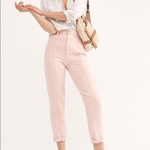 Free people pink city of lights jeans 27 NWT